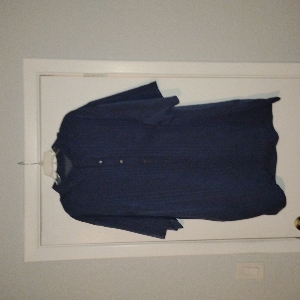 Van Heusen Blue Casual Button Down Shirt